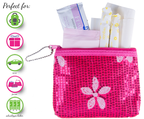 First Period Kit for Girls, Menstruation Kit for Teen Tween- Welcome  Womanhood | eBay