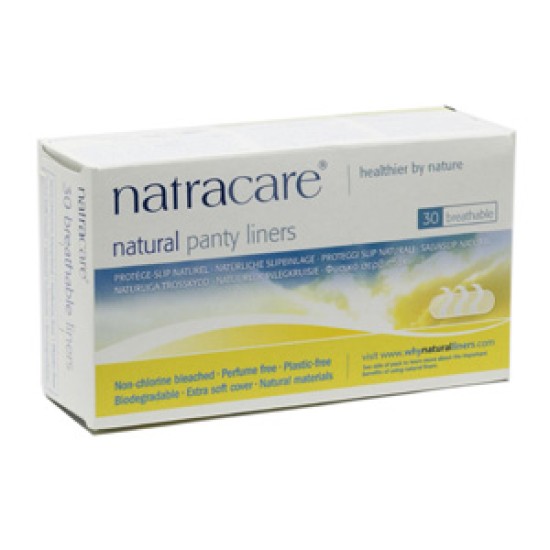 NATRACARE Mini Pant Liners, Unscented, (Pack of 30) 